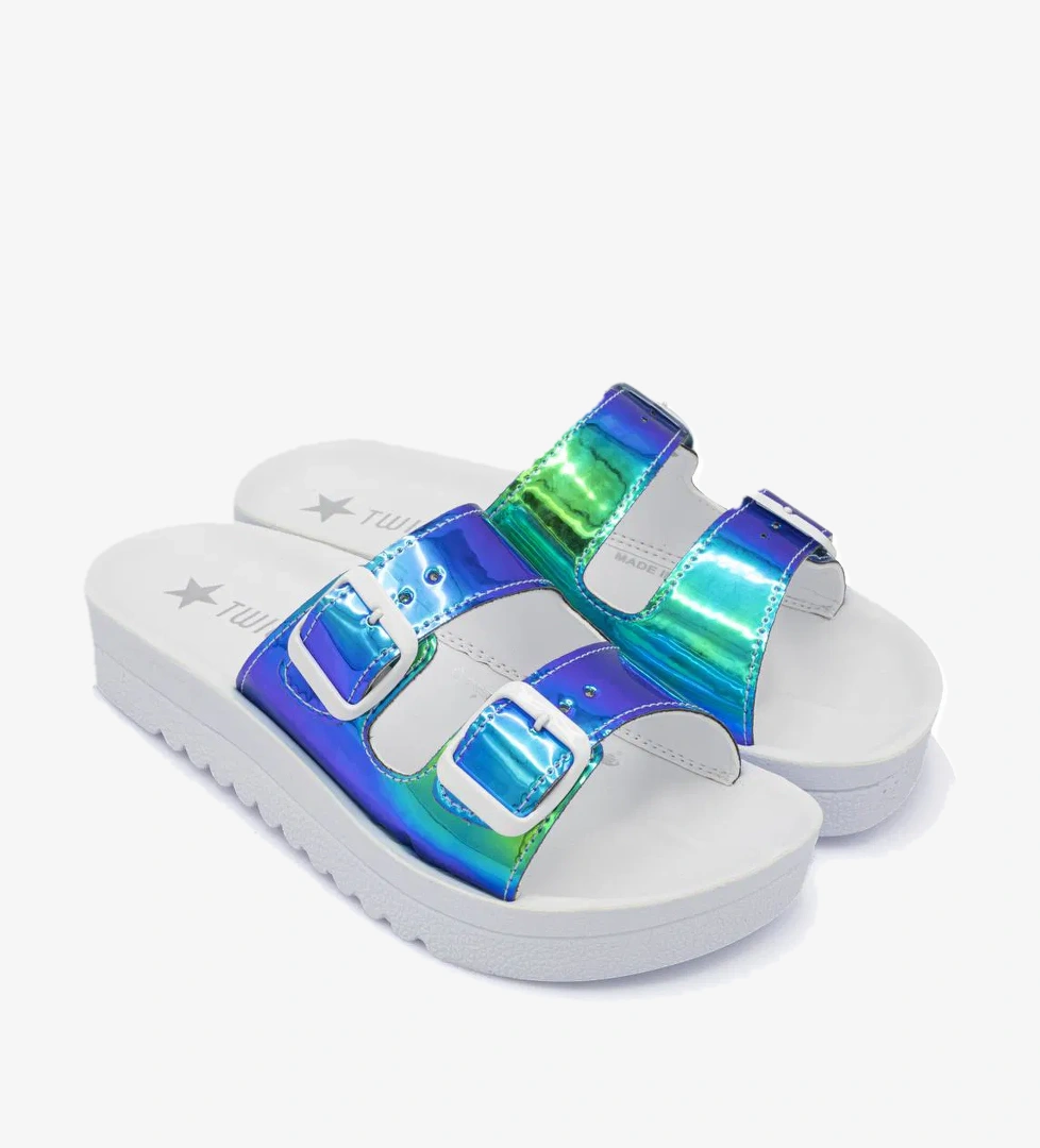 Lena Kadın Terlik Turkuaz 36/40 - Görsel 1