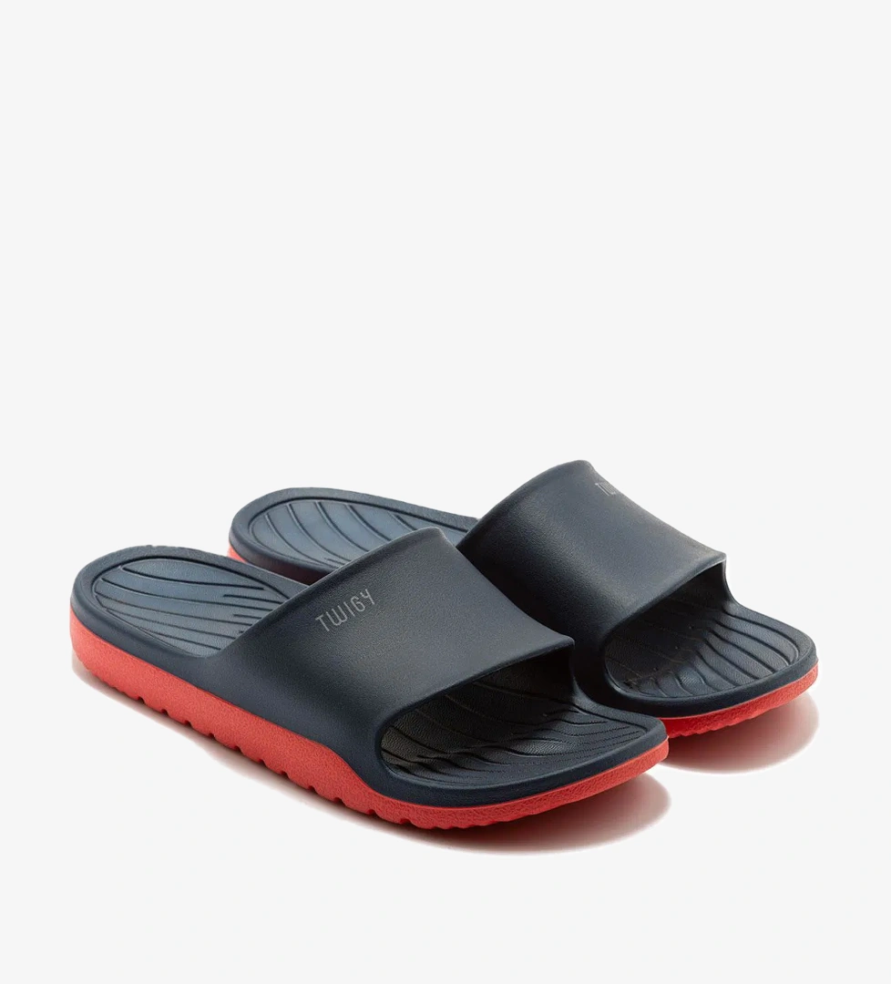 Demba Erkek Terlik Lacivert Kırmızı 40/45 - Görsel 1