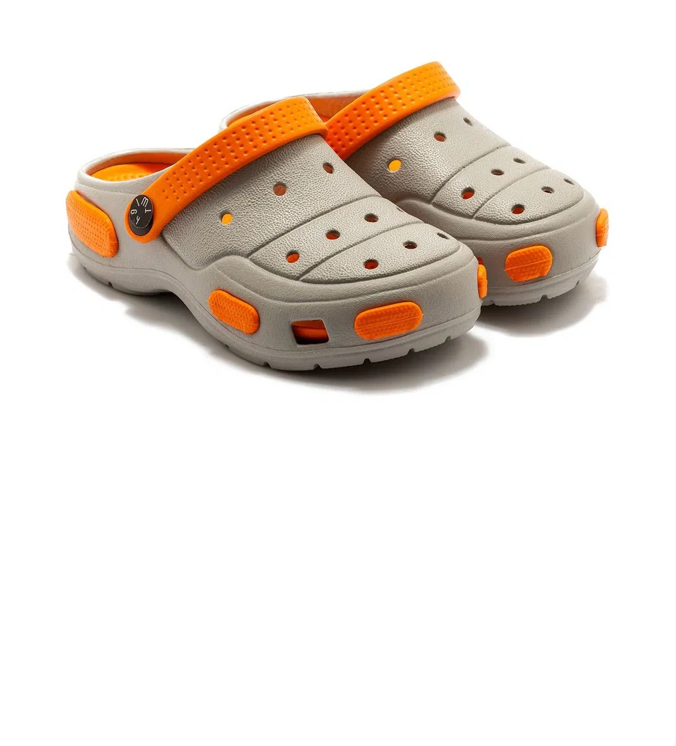 Twigy Juli Çocuk Sabo Terlik Gri Turuncu 30/35 model görseli