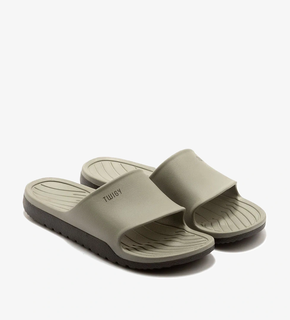 Demba Erkek Terlik Gri Siyah 40/45 - Görsel 1