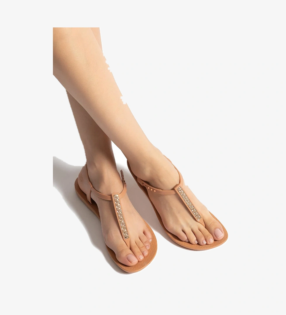 Class Chic Kadın Sandalet Pudra 35/42 - Görsel 1