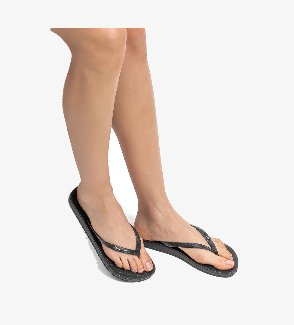 Anatomica Kadın Parmak Arası Terlik Siyah 35/42 - Görsel 1