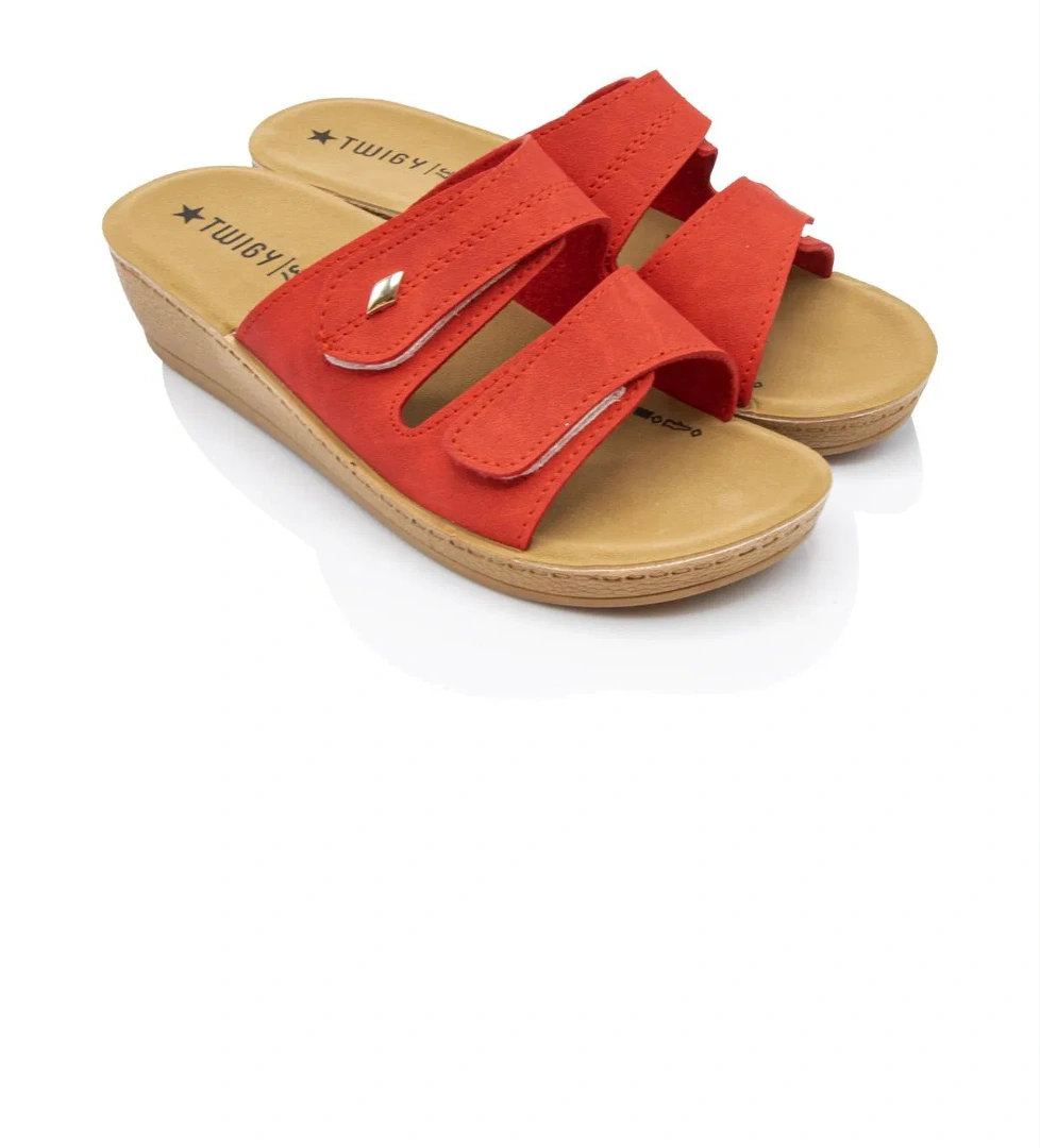 İnci Kadın Terlik Kırmızı 36/40 - Görsel 1