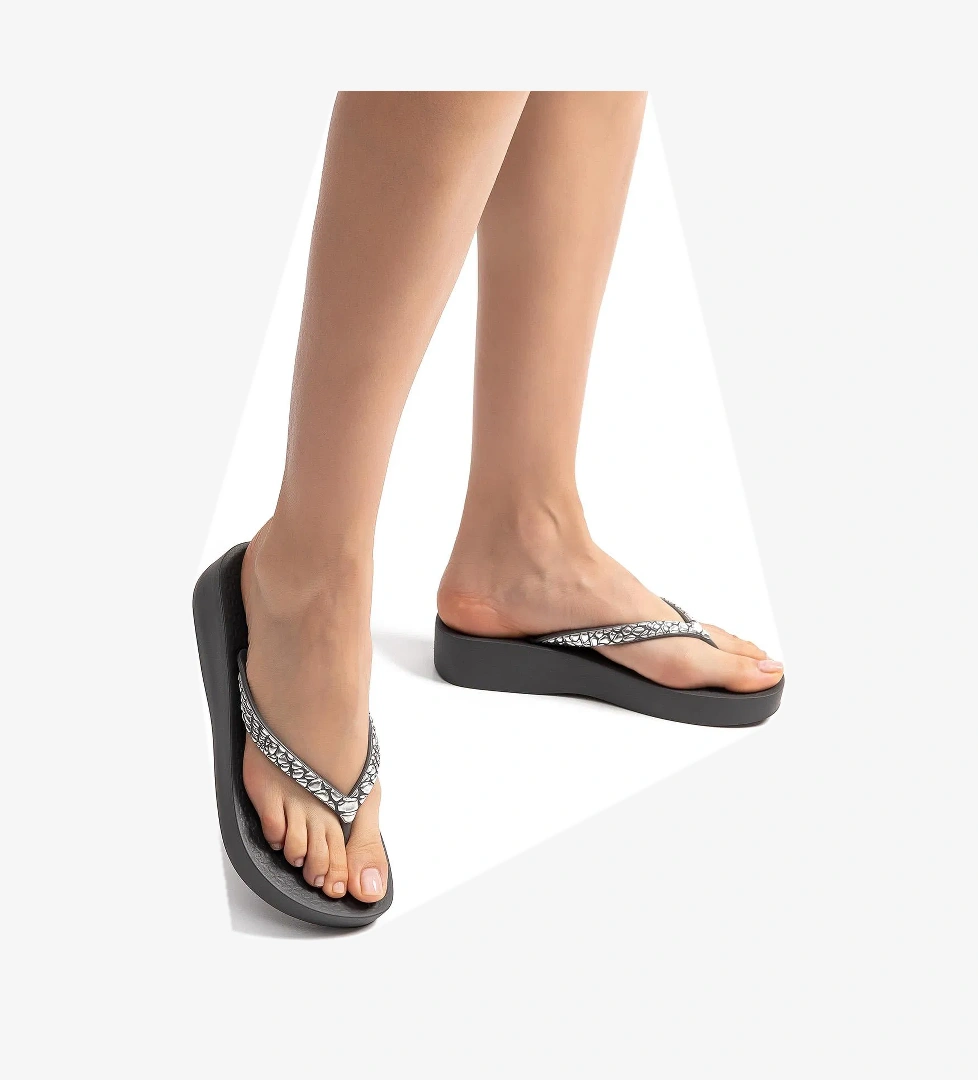 Mesh Ix Kadın Parmak Arası Terlik Gri 35/40 - Görsel 1