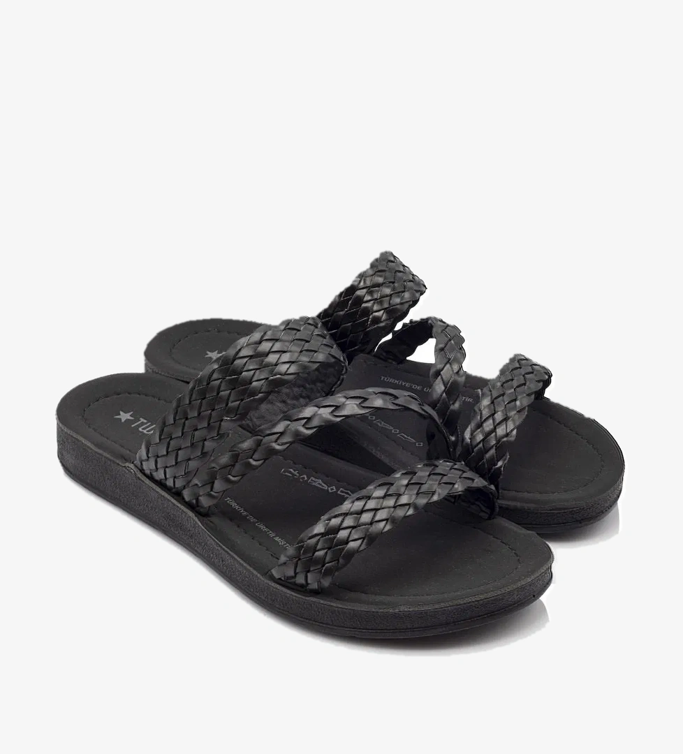 Hope Kadın Terlik Siyah 36/40 - Görsel 1