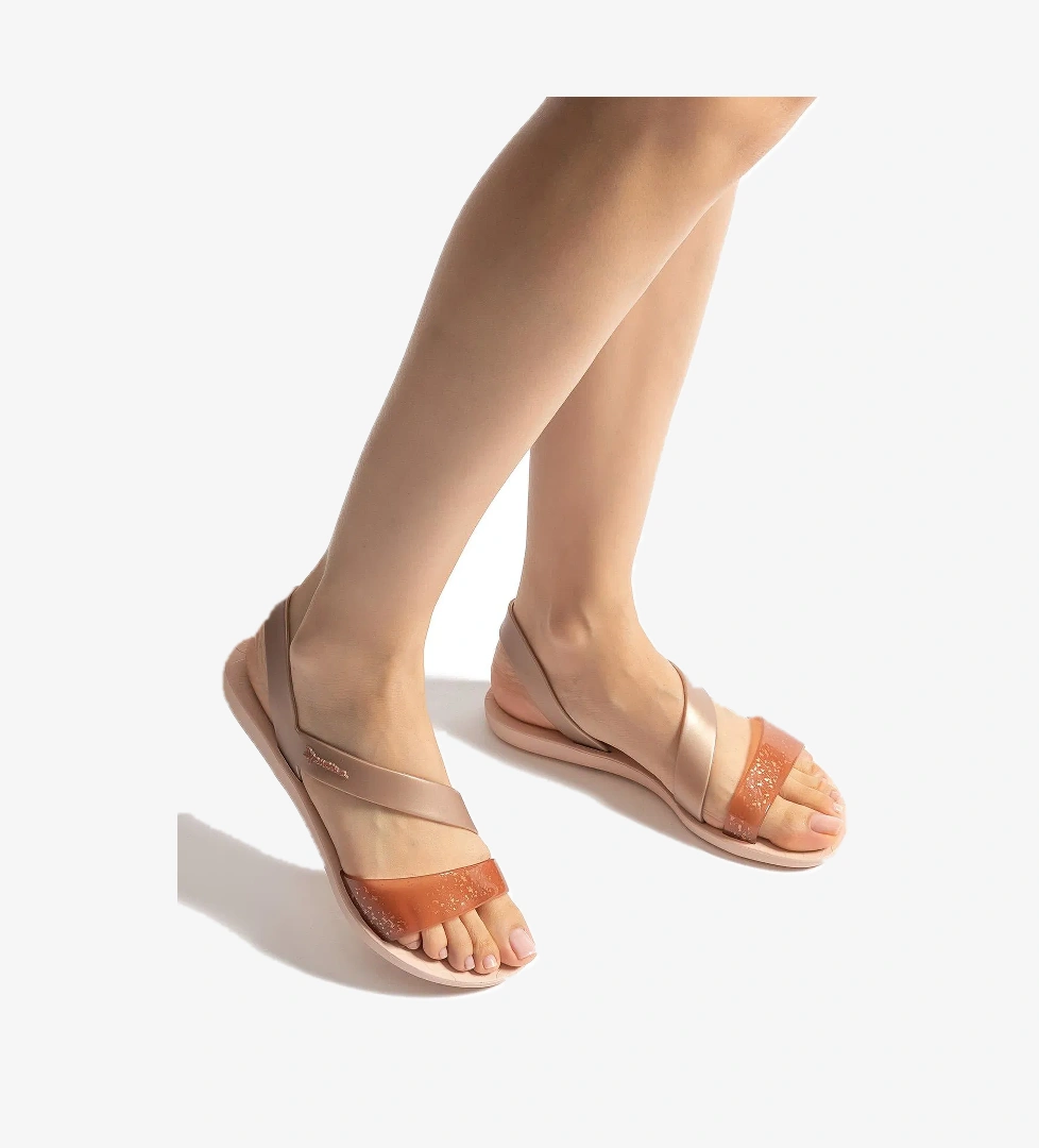 Vibe Fem Kadın Sandalet Bej-Pembe 35/42 - Görsel 1