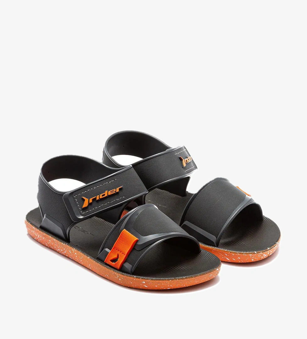 Rider Kick Çocuk Sandalet Siyah-Turuncu 28/38 model görseli