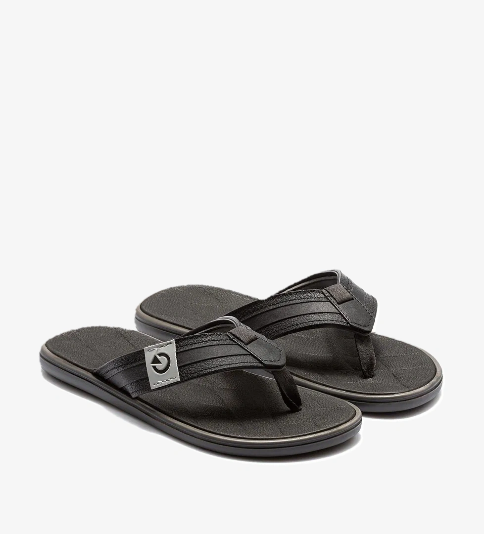 Malta Erkek Parmak Arası Terlik Siyah-Gri 39/46 - Görsel 1