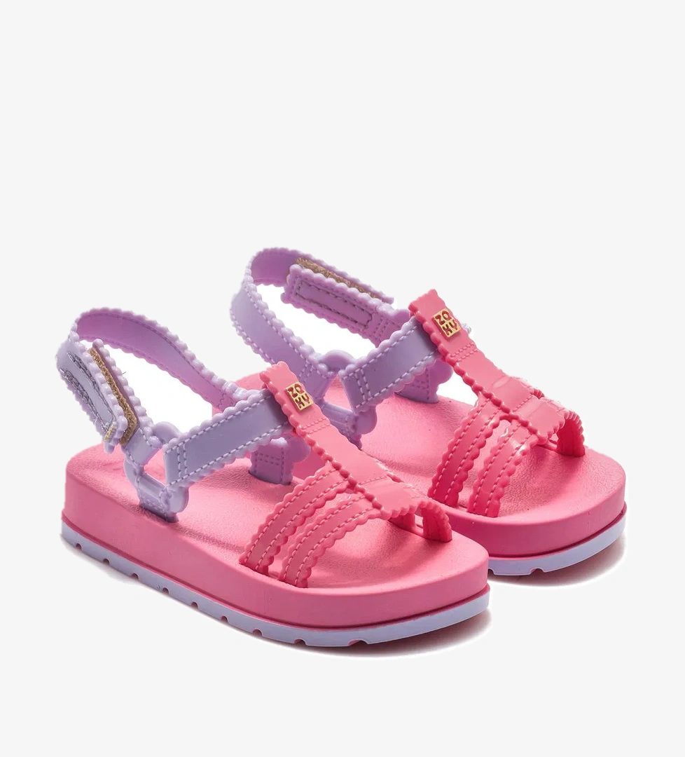 Zaxy Nina Conectada Çocuk Sandalet Pembe 19/27 model görseli