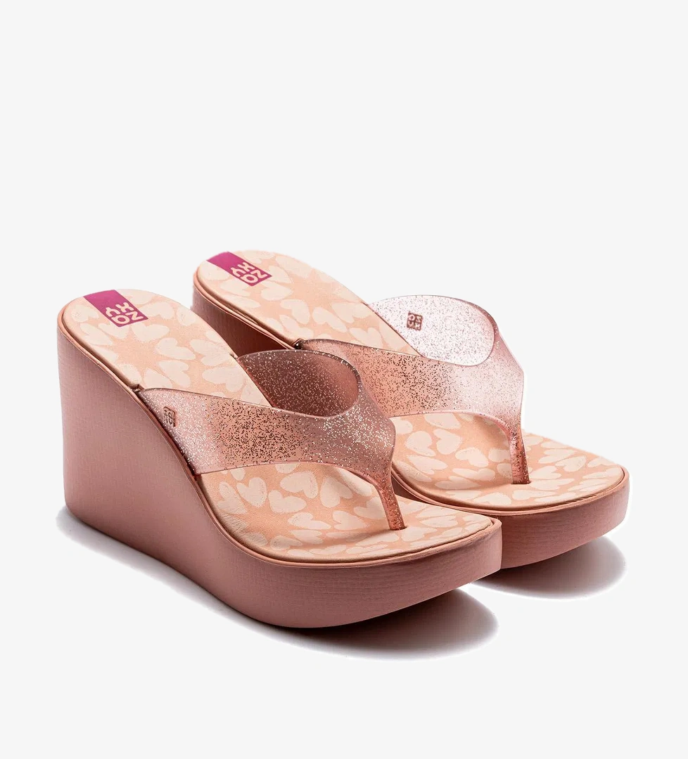 Sunny Kadın Parmak Arası Terlik Pudra 35/40 - Görsel 1