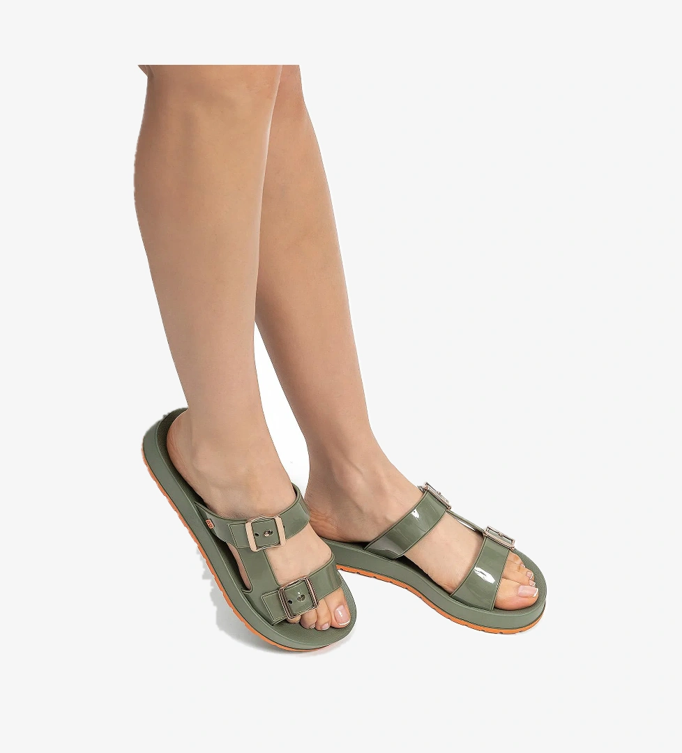 Flash Slide Kadın Terlik Haki 35/40 - Görsel 1