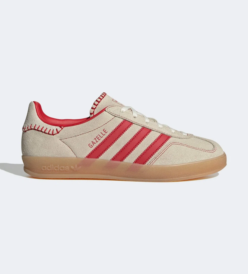 adidas Gazelle Indoor Kadın Kırmızı Sneaker - Görsel 1