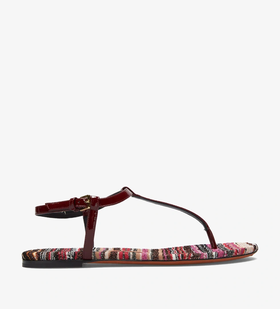 Missoni Kadın Renkli Sandalet - Görsel 1