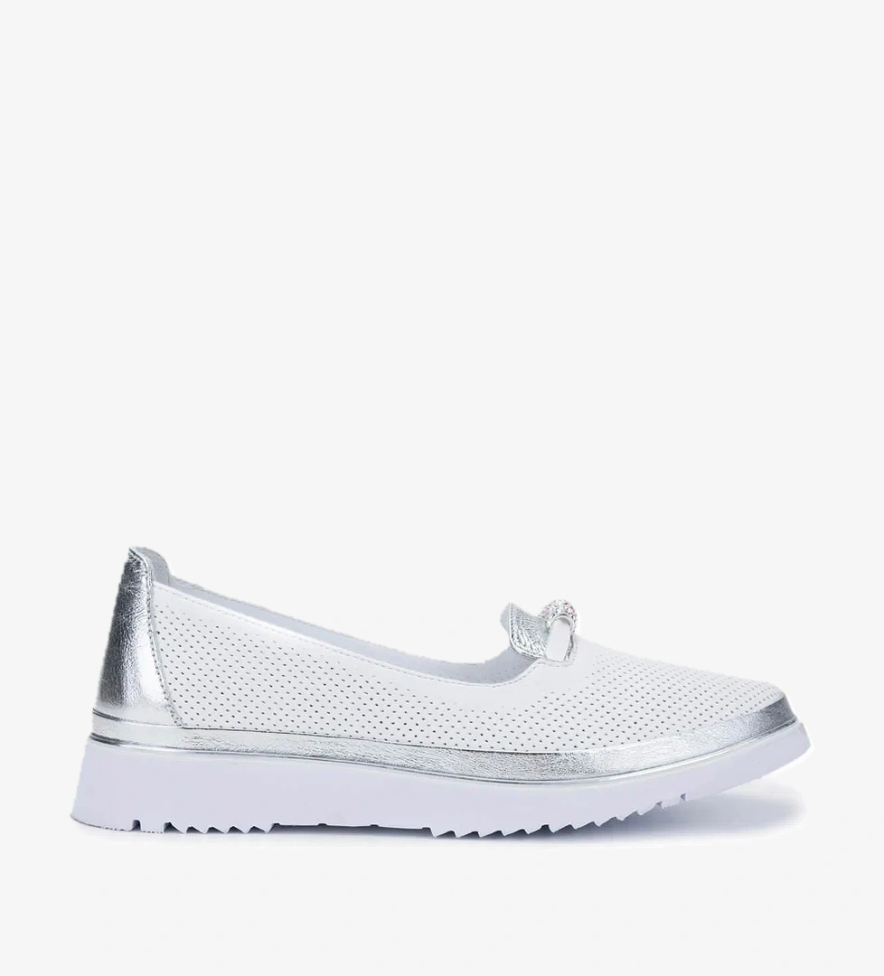 Tamer Tanca Tamer Tanca Kadın Hakiki Deri Beyaz Comfort Ayakkabı model görseli