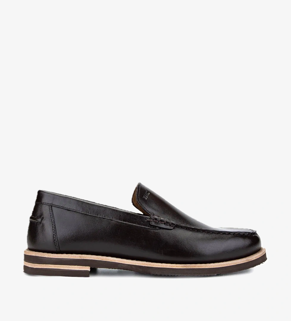 Tamer Tanca Tamer Tanca Erkek Hakiki Deri Kahverengi Loafer Ayakkabı model görseli