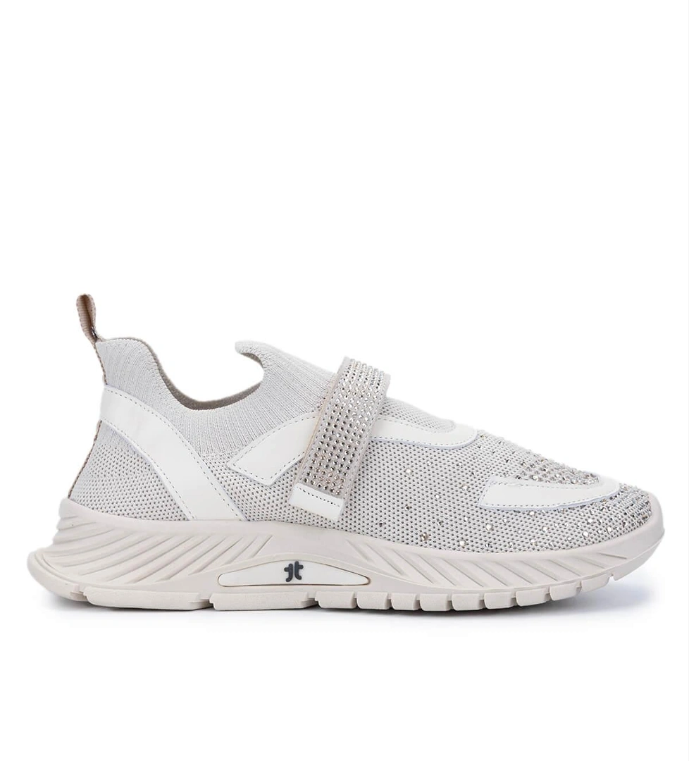 Tamer Tanca Tamer Tanca Kadın Tekstil Bej Sneakers &amp; Spor Ayakkabı FashFed'de! Bej - 1. görsel