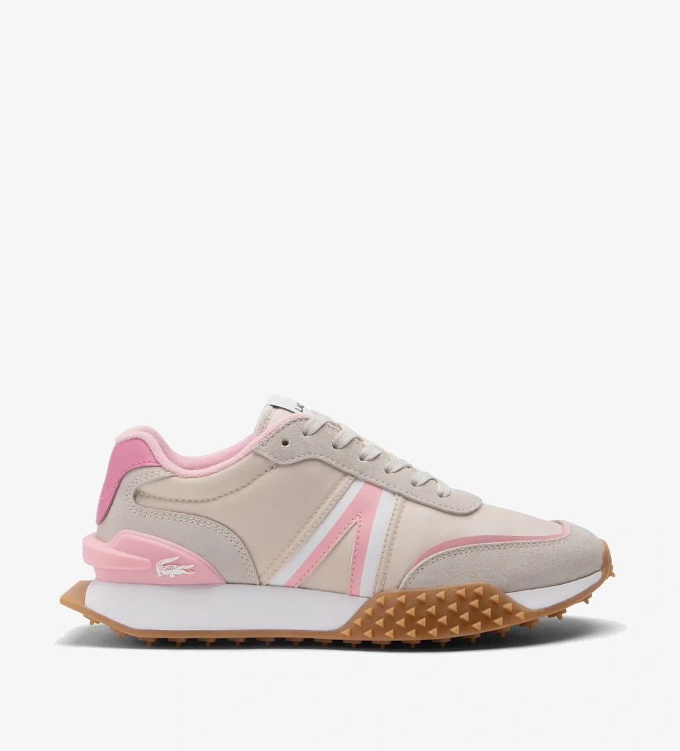 Lacoste L-Spin Deluxe Kadın Bej Sneaker - Görsel 1