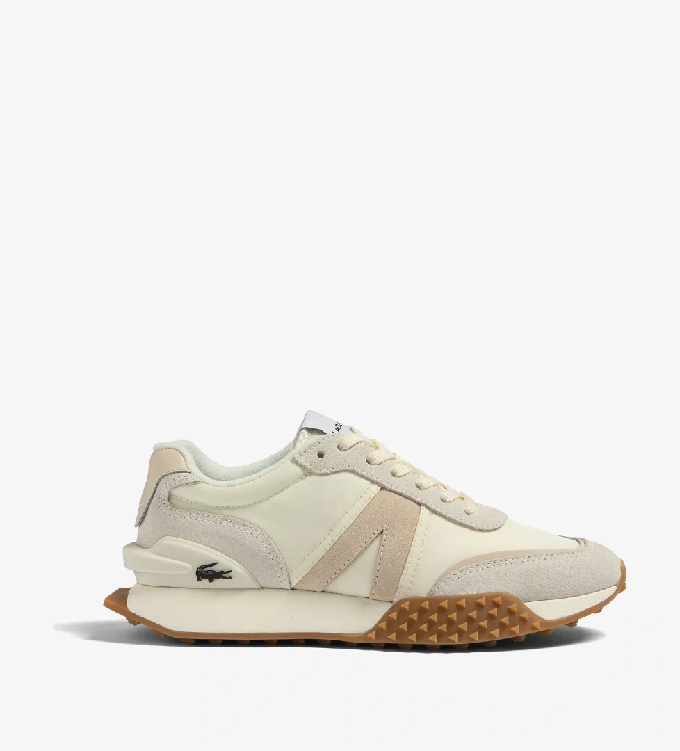 Lacoste L-Spin Deluxe Kadın Bej Sneaker - Görsel 1