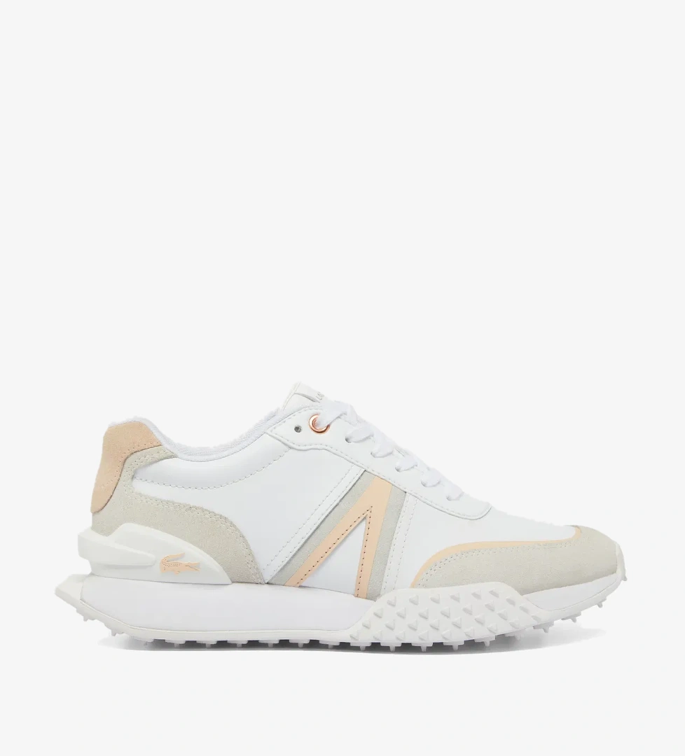 Lacoste L-Spin Deluxe Kadın Beyaz Sneaker - Görsel 1