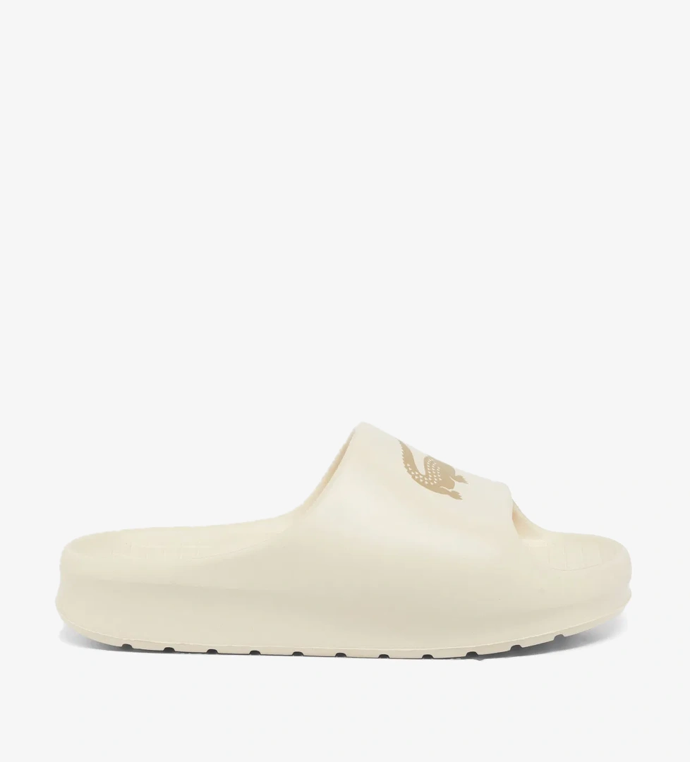 Lacoste Croco 2.0 Evo Kadın Krem Terlik