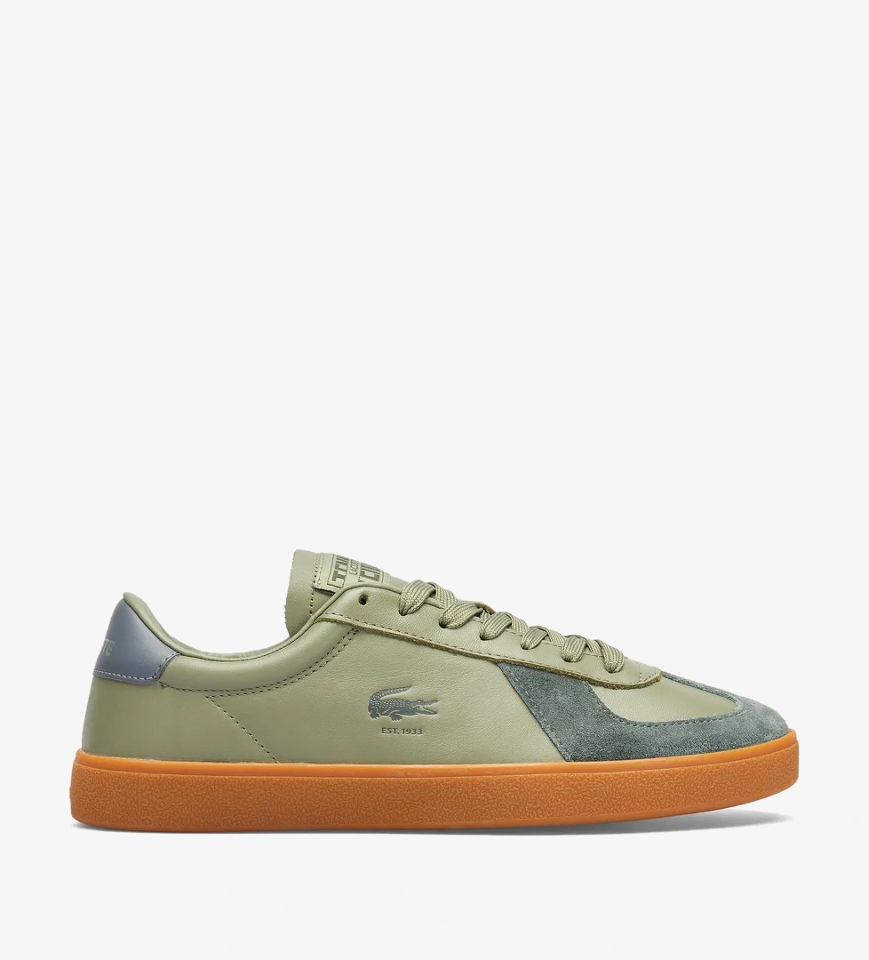 Lacoste Baseshot Pro Erkek Haki Sneaker - Görsel 1