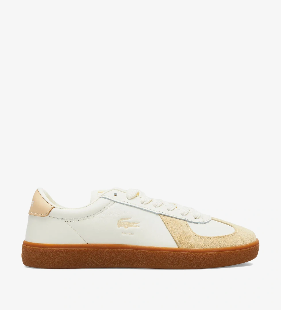 Lacoste Lacoste Baseshot Pro Leather Kadın Bej Sneaker model görseli