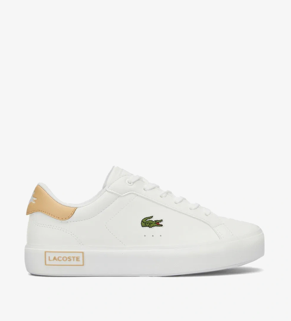 Lacoste Powercourt Çocuk Beyaz Sneaker - Görsel 1