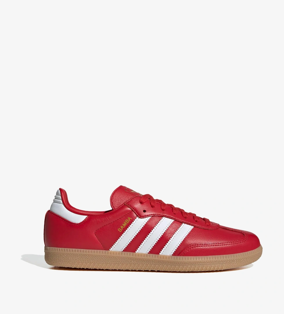 adidas Samba OG Unisex Kırmızı Sneaker - Görsel 1