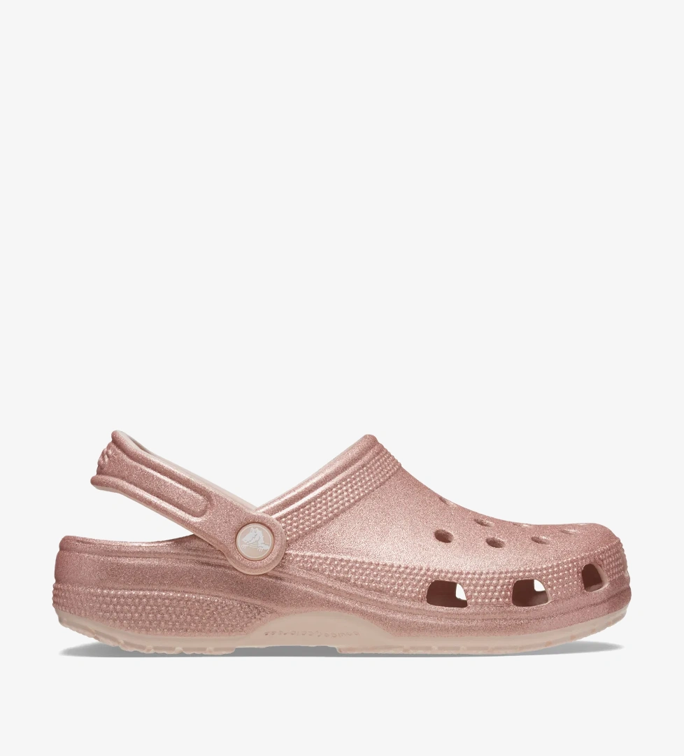 Crocs Classic Glitter Clog Unisex Pembe Terlik - Görsel 1