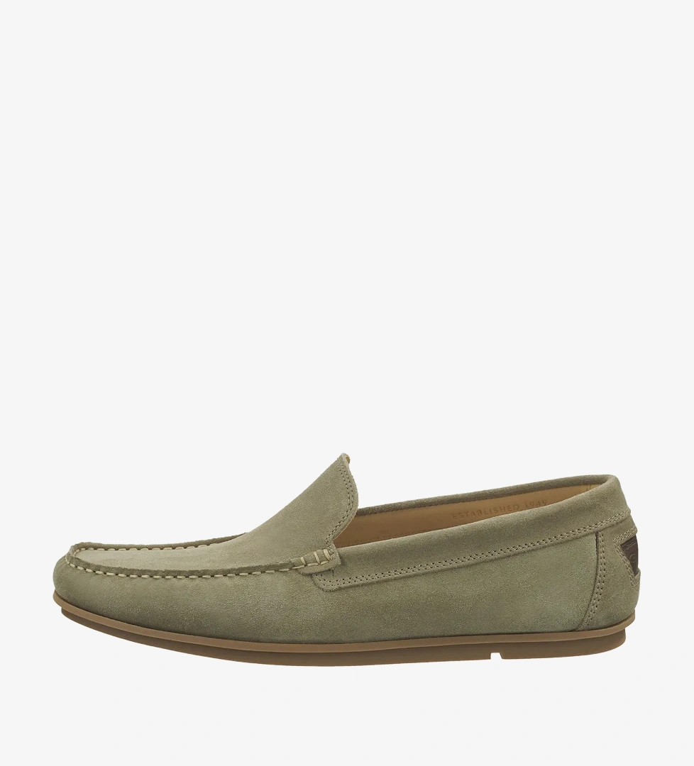 GANT Erkek Yeşil Süet Wilmon Loafer - Görsel 1