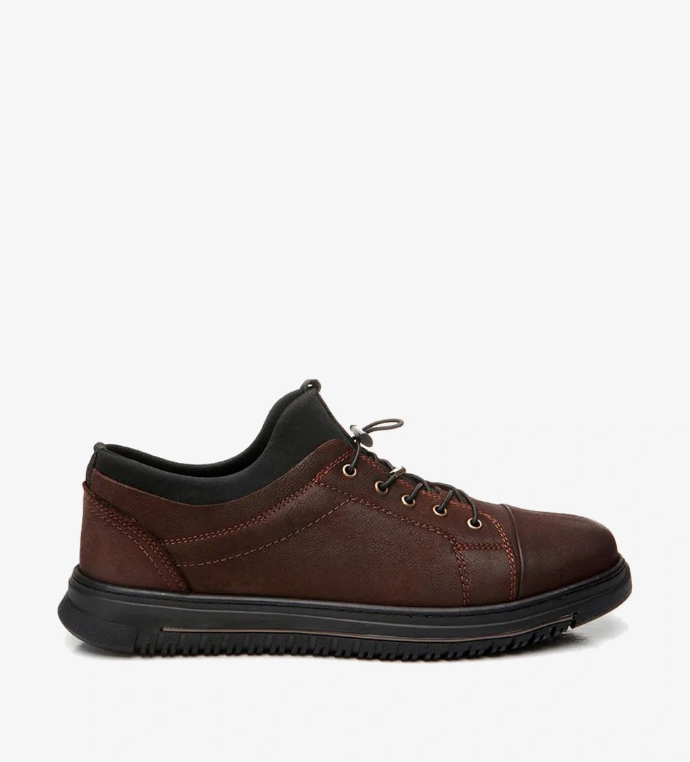 Erkek Deri Kahverengi Günlük Ayakkabı