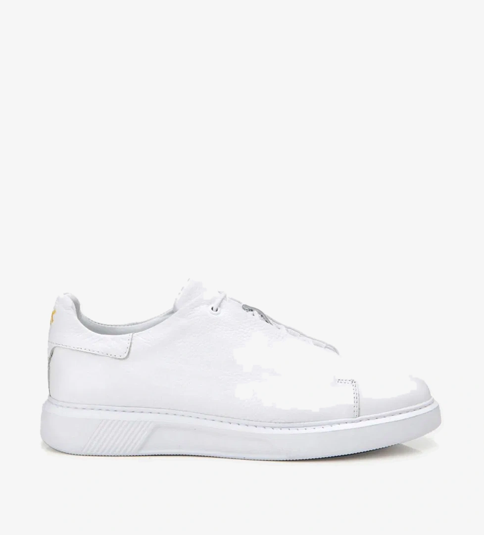 Hotiç Erkek Deri Beyaz Ultra Hafif Tabanlı Spor Ayakkabı model görseli