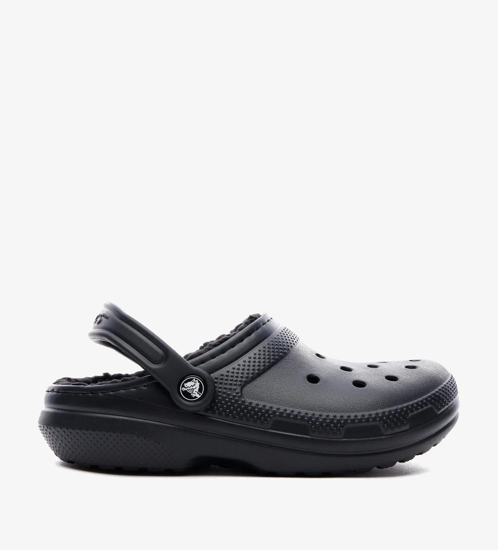 Crocs Crocs Classic Lined Clog Unisex Siyah Terlik Sandalet & Terlik | FashFed Siyah - 1. görsel