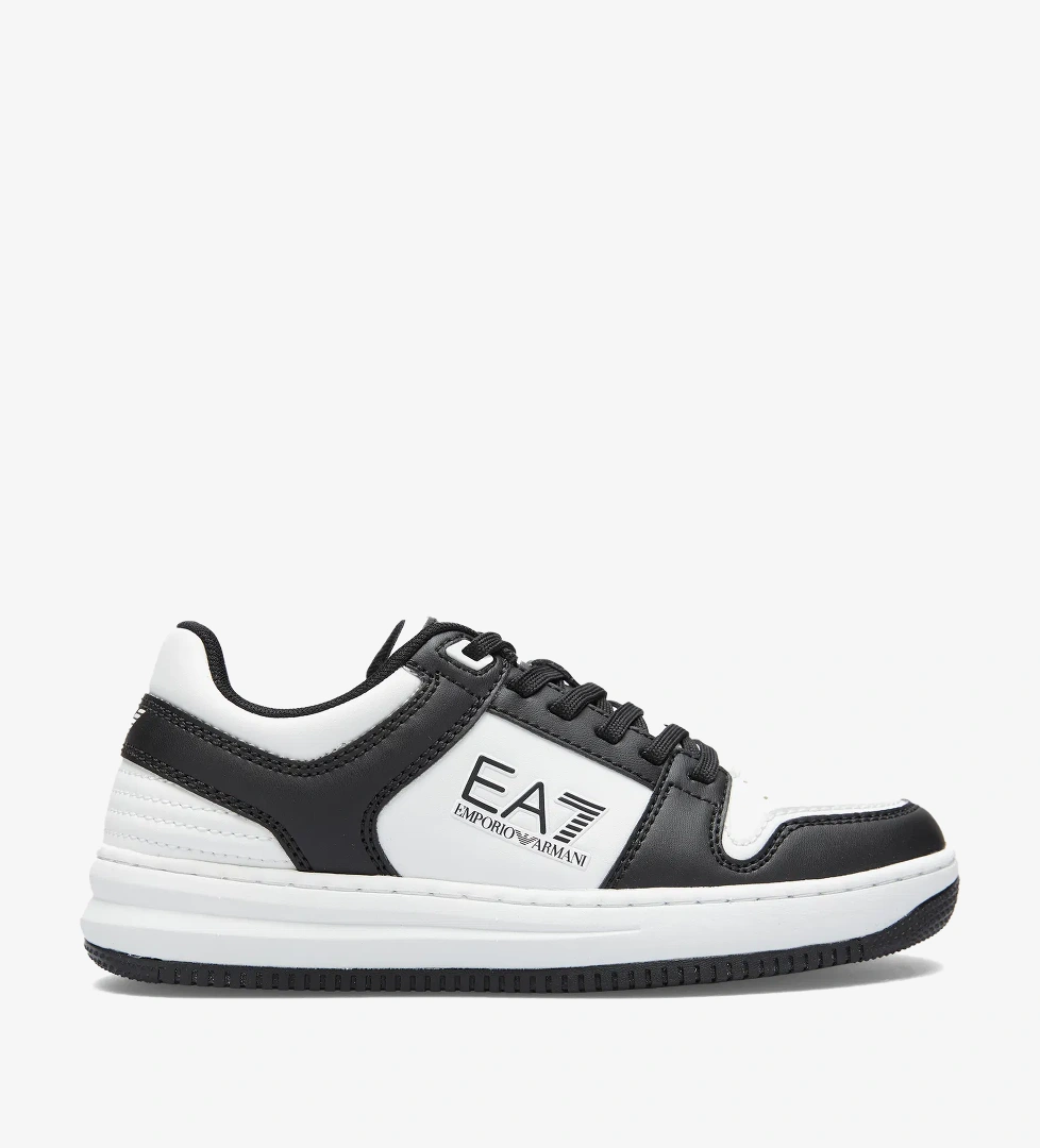 Emporio Armani Kadın Beyaz/Siyah Sneaker