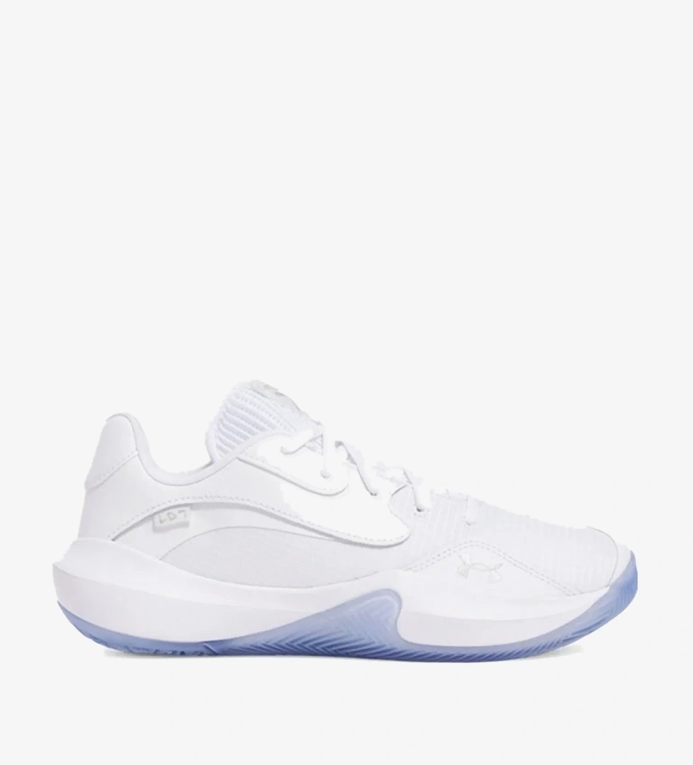 Under Armour Under Armour Lockdown 7 Low Erkek Beyaz Basketbol Ayakkabısı model görseli