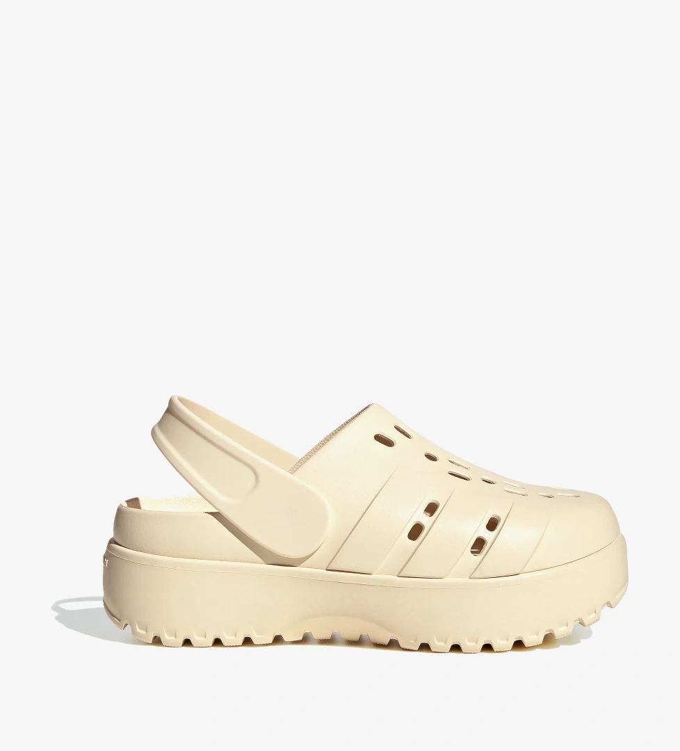 adidas Adilette Clog Platform Kadın Krem Terlik - Görsel 1