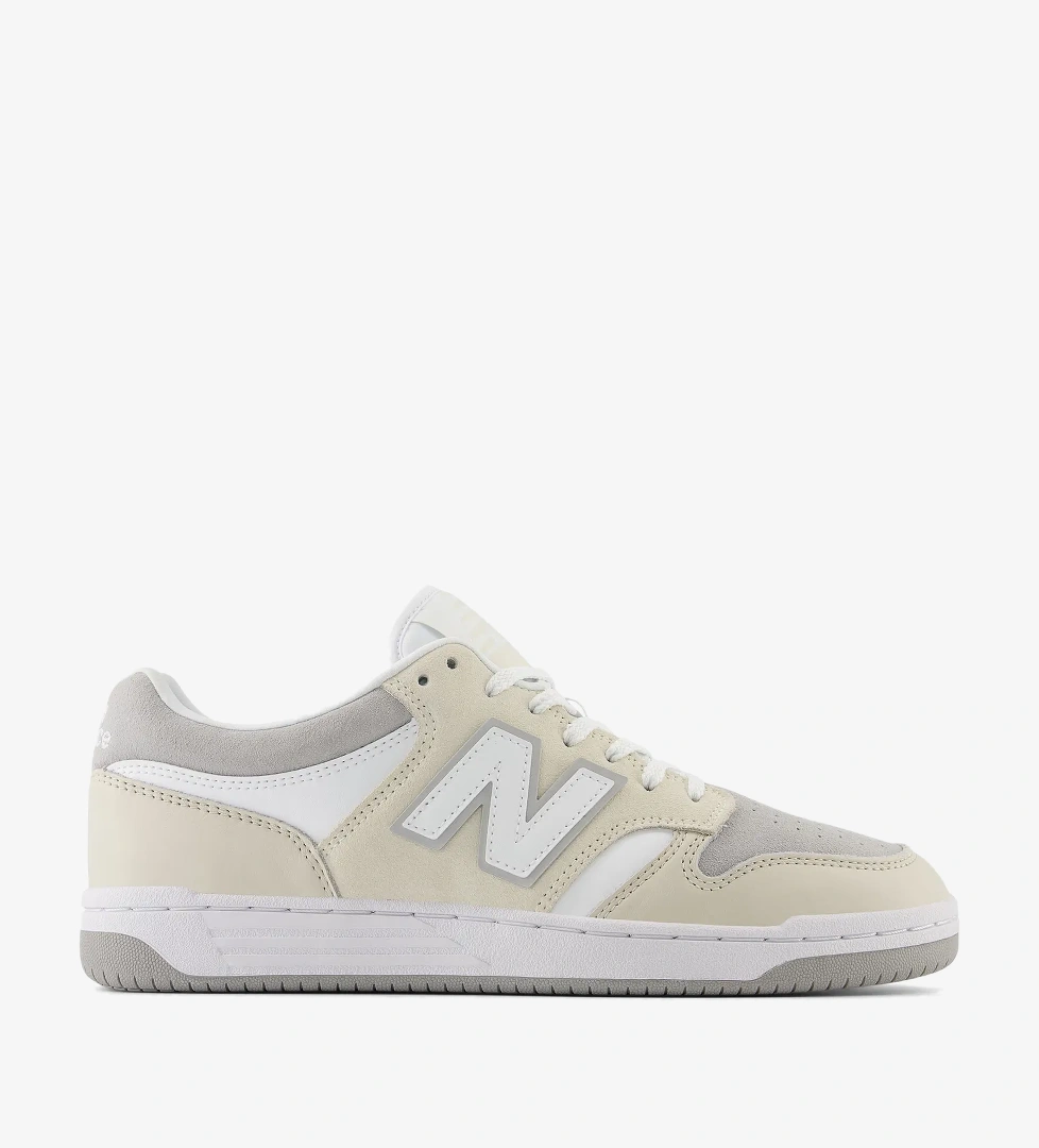New Balance 480 Lifestyle Unisex Krem Spor Ayakkabı - Görsel 1