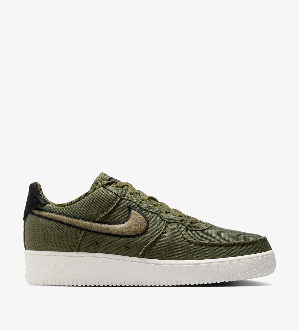 Nike Air Force 1 Low Canvas Erkek Yeşil Spor Ayakkabı