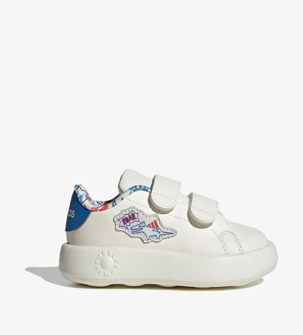 adidas Advantage Dino Bebek Beyaz Cırt Cırtlı Spor Ayakkabı - Görsel 1