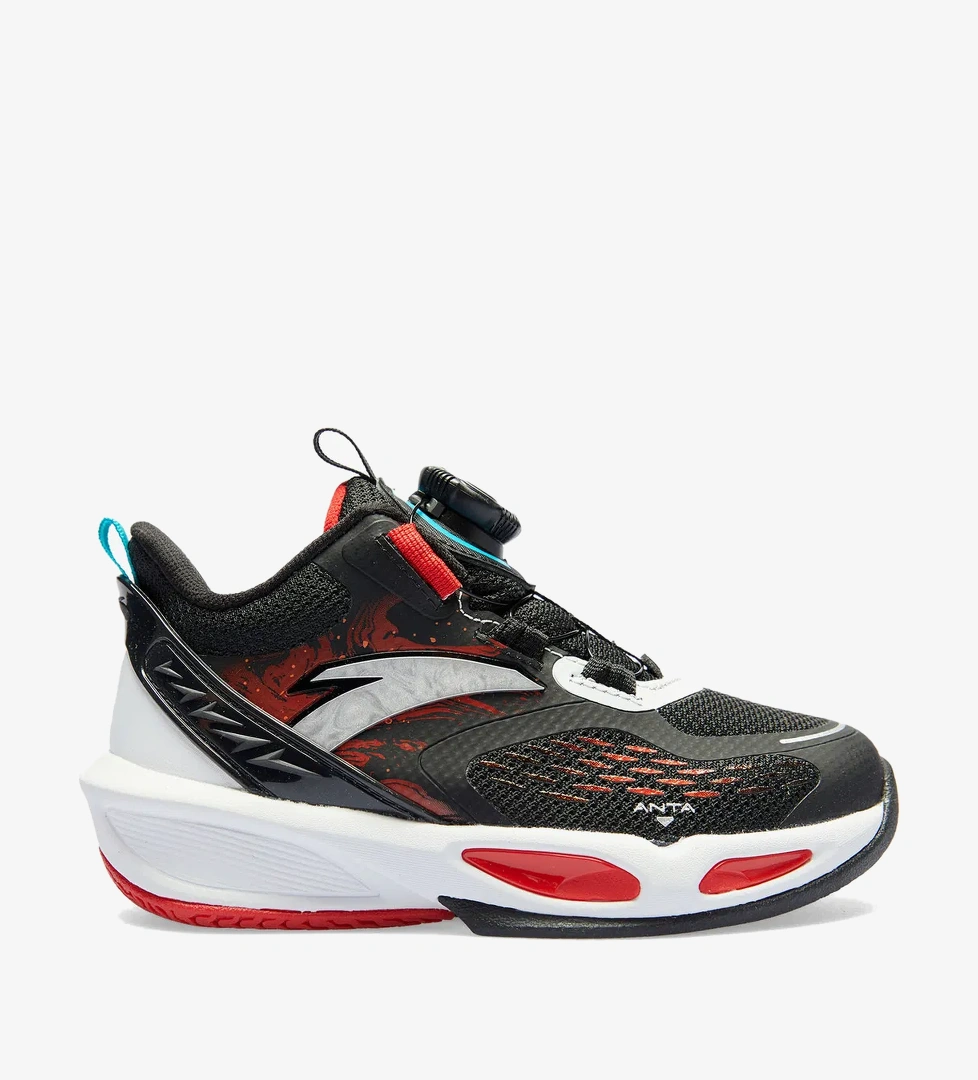 Anta Crazy 3 Çocuk Siyah/Kırmızı Basketbol Ayakkabısı - Görsel 1
