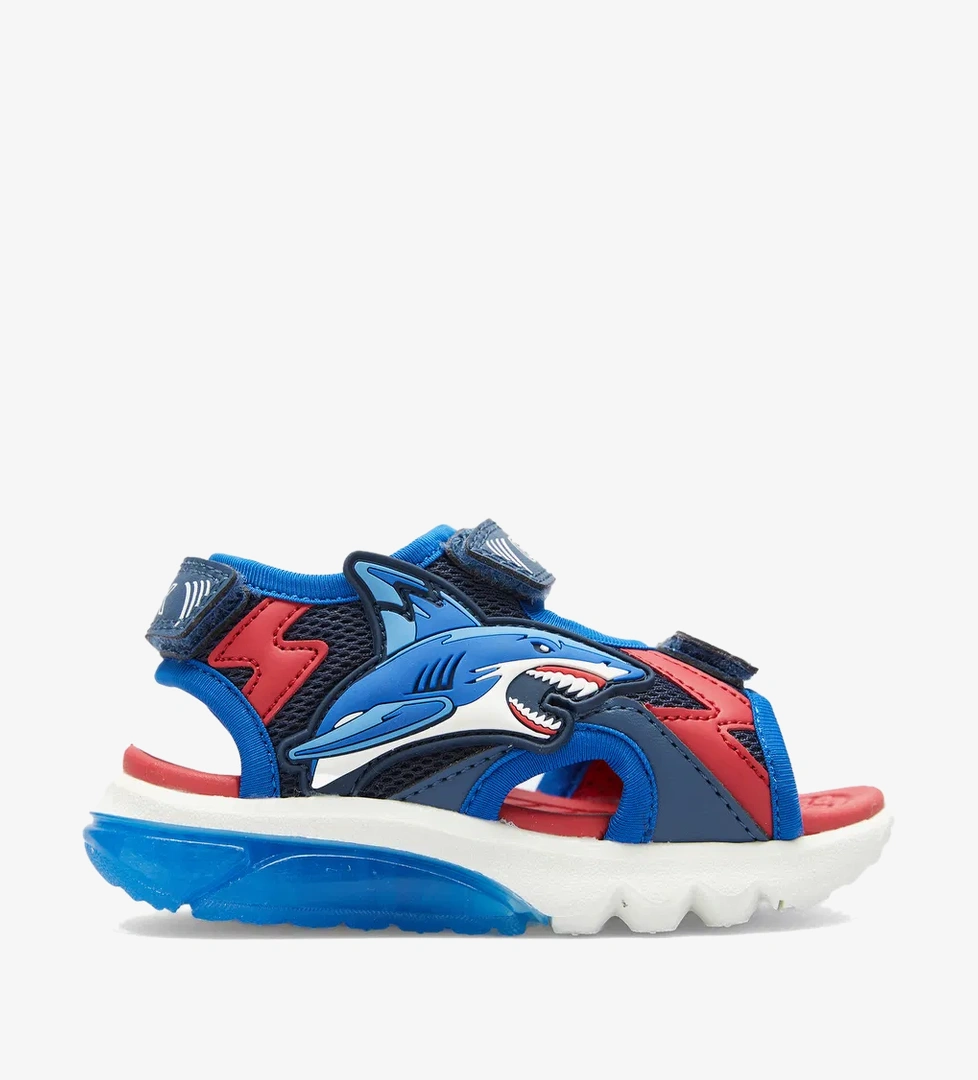 Geox Ciberdron Bebek Mavi Sandalet - Görsel 1