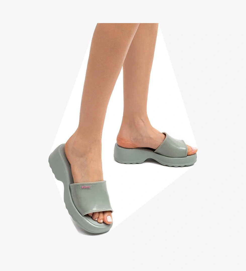 Wave Ad Kadın Terlik Açık Yeşil 35/40 - Görsel 1