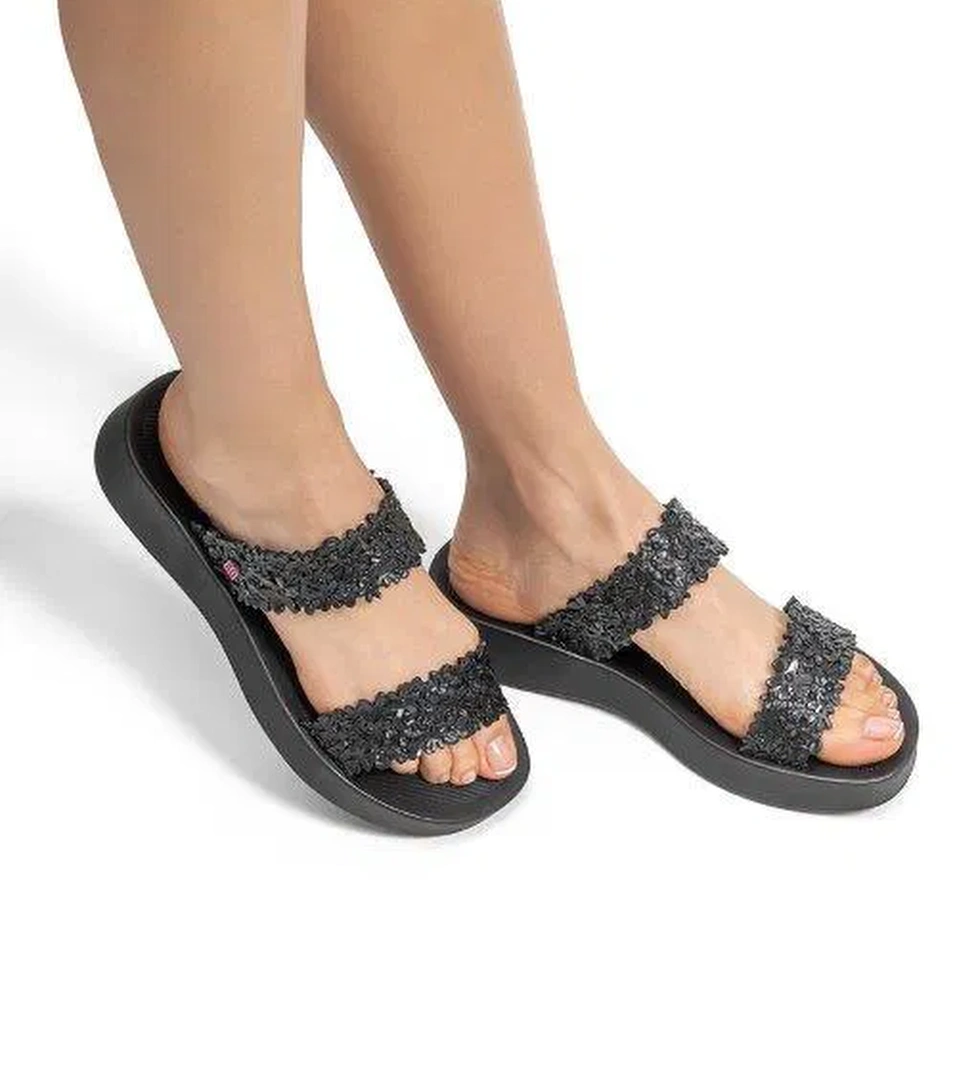 Primavera Slide Kadın Terlik Siyah 35/40 - Görsel 1