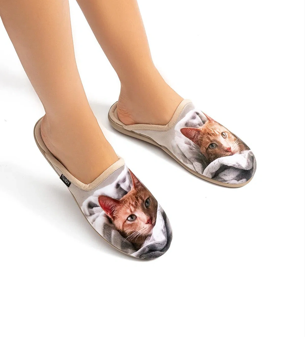 Filippa-1 Kadın Ev Terliği Bej 36/41 - Görsel 1