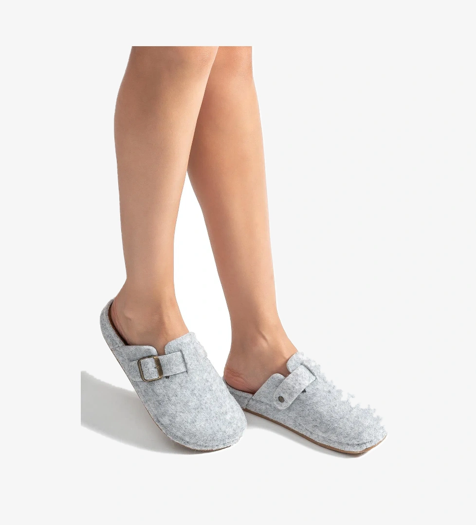 Tuana Kadın Garson Boy Ev Terliği Gri 36/40 - Görsel 1