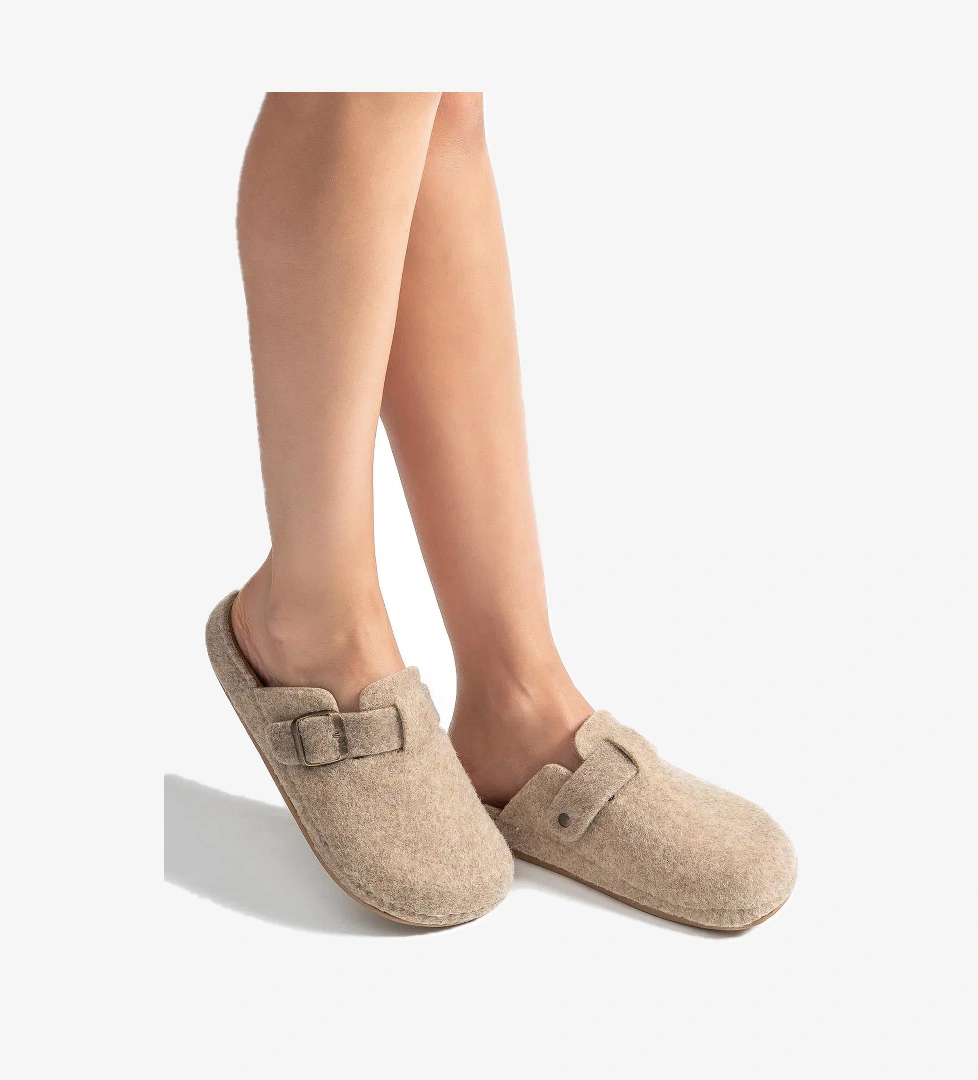 Twigy Tuana Kadın,Garson Boy Ev Terliği Bej 36/40 model görseli