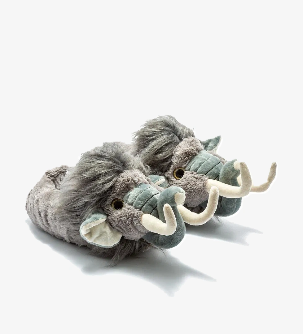 Twigy Mamut Kadın,Garson Boy Hayvanlı Panduf Gri 33/38 model görseli