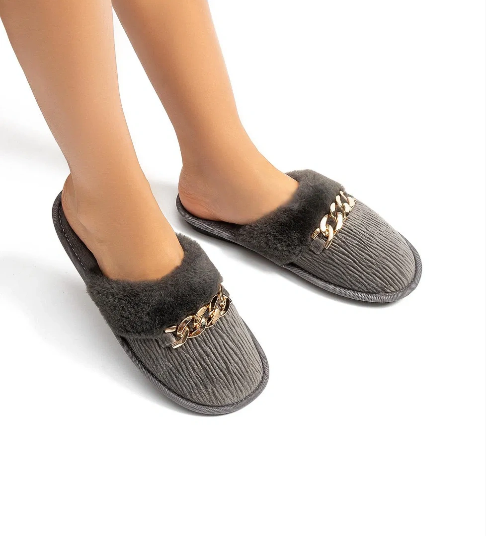 Twigy Nora Kadın Ev Terliği Gri 36/41 model görseli