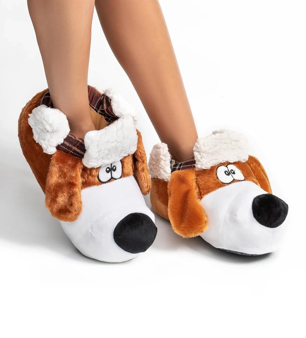 Twigy Bobo Kadın,Garson Boy Hayvanlı Panduf Kahverengi 36/41 model görseli