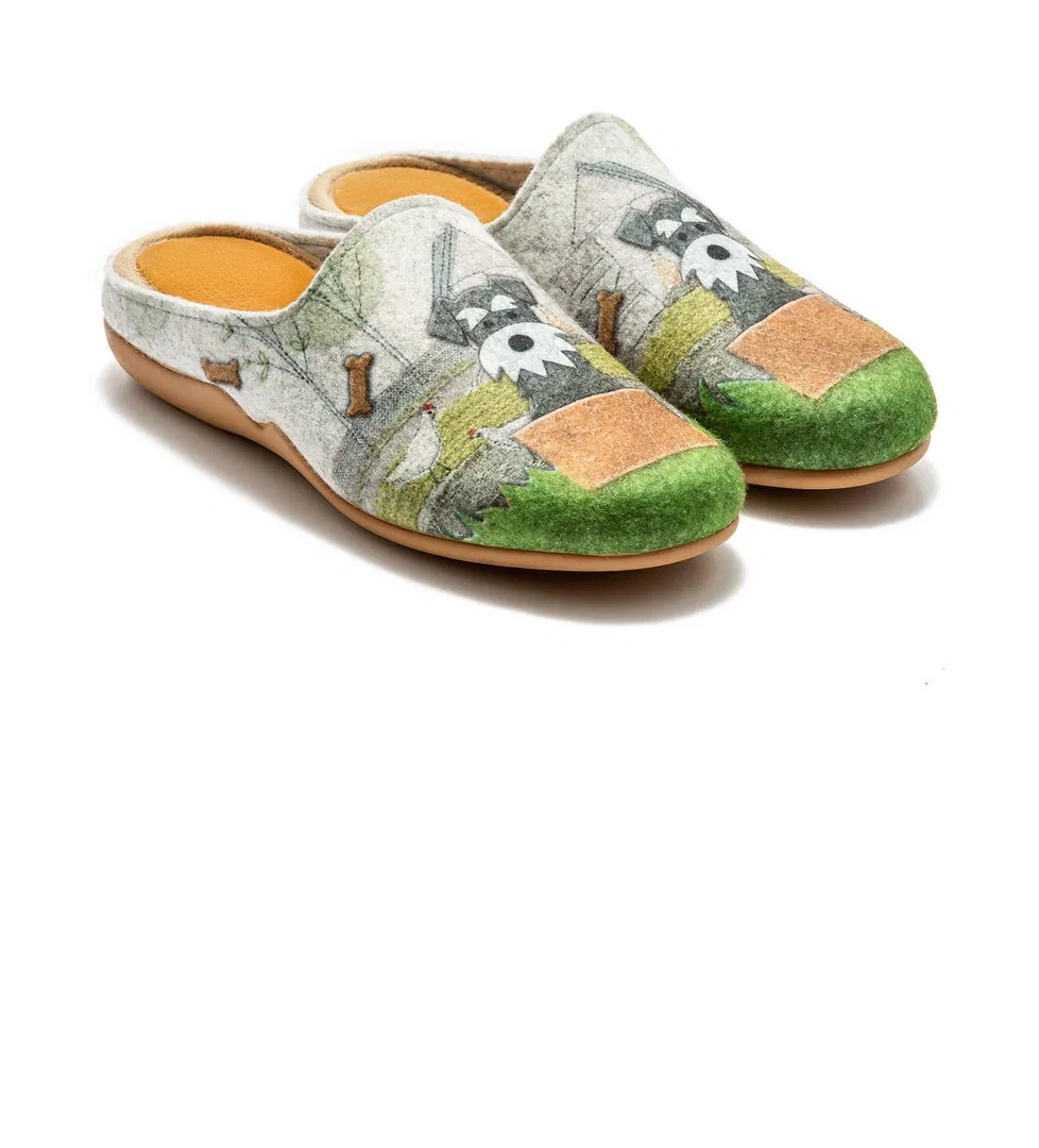 Köpek Kadın Ev Terliği Gri 36/41 - Görsel 1